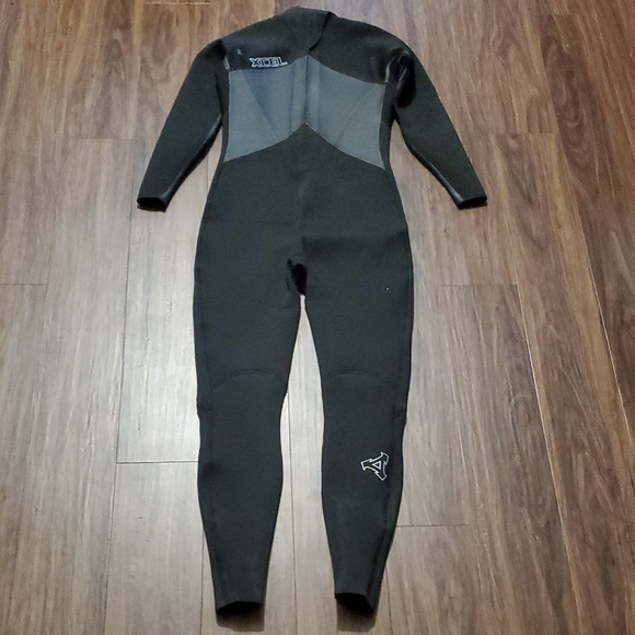 Women's Axis Back Zip Black Full-Length Wet Suit 3/2mm - Picture 7 of 16